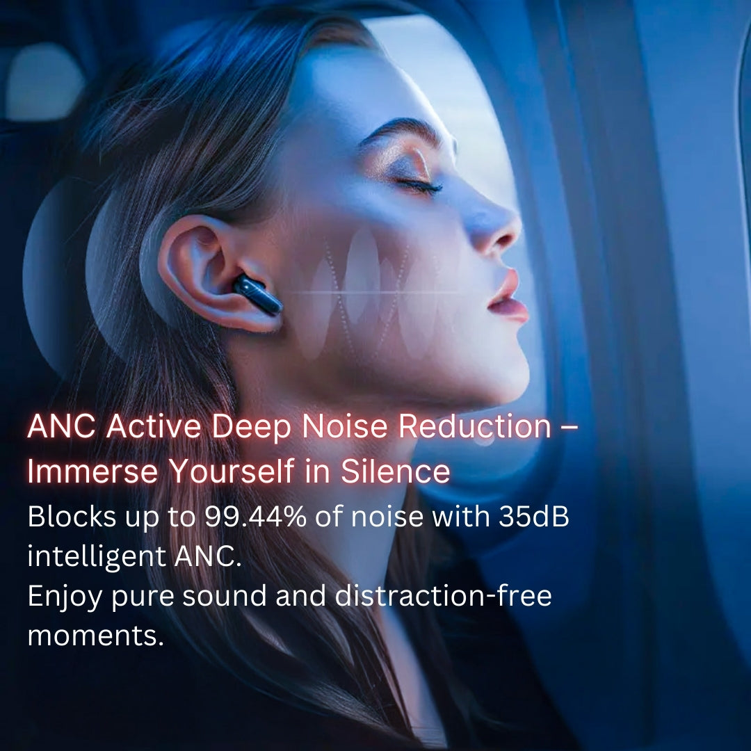 Nyvora Ear Pods – تحكم باللمس وصوت عالي الدقة - Nyvora