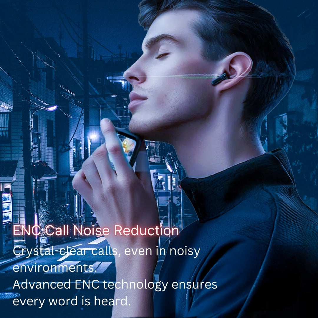 Nyvora Ear Pods – تحكم باللمس وصوت عالي الدقة - Nyvora