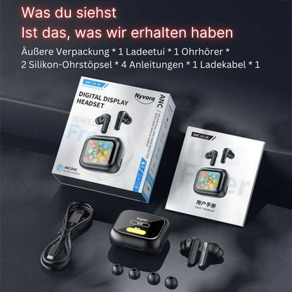 Nyvora Ear Pods – تحكم باللمس وصوت عالي الدقة - Nyvora