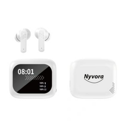 Nyvora Ear Pods – تحكم باللمس وصوت عالي الدقة - Nyvora