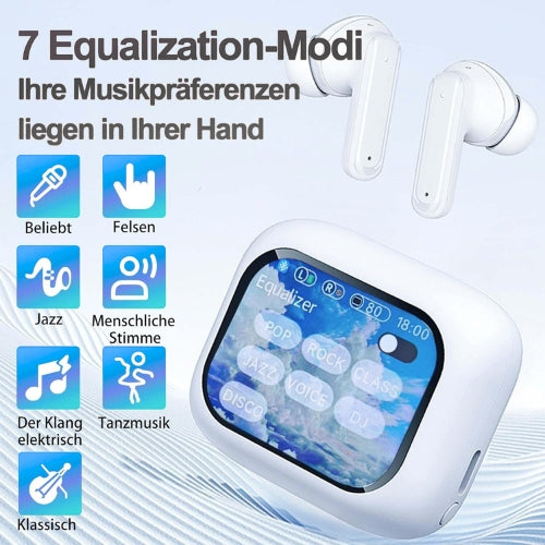 Nyvora Ear Pods – تحكم باللمس وصوت عالي الدقة - Nyvora